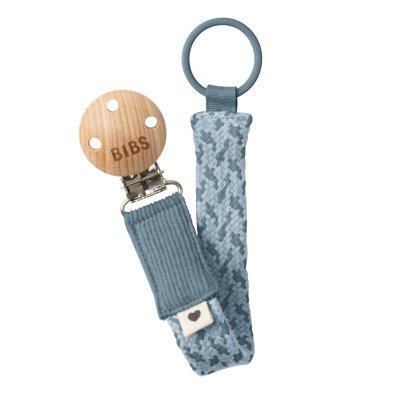 Attache sucette petrol et baby blue