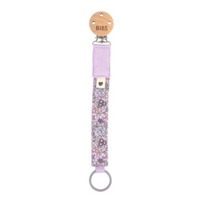 Attache sucette liberty chamomile lawn violet sky