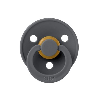 Bibs pacifier colour 2 pack latex size 3 sand/iron