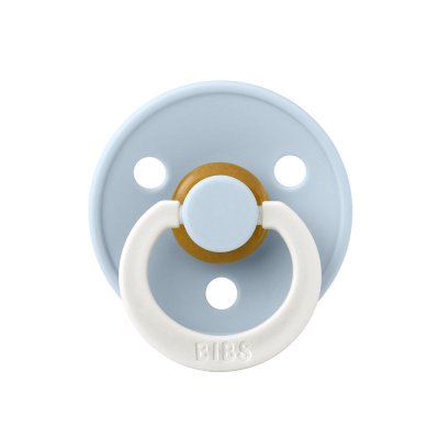 Pack de 2 sucettes colour caoutchouc phosphorescente 0-6 mois iron et baby blue