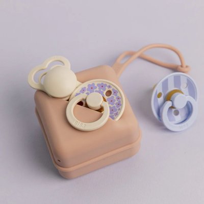 Bibs pacifier case blush
