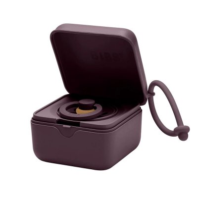 Boîte à tétines plum