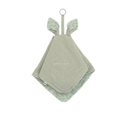 Doudou plat kangourou liberty capel sage
