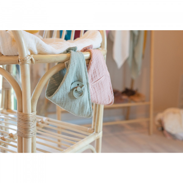 Bavoir bandana blush Bibs