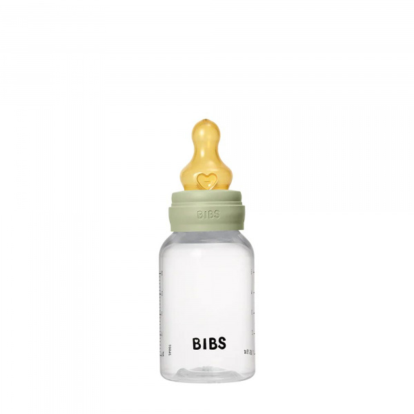 Biberon anti colique 150 ml sauge + tétine latex Bibs