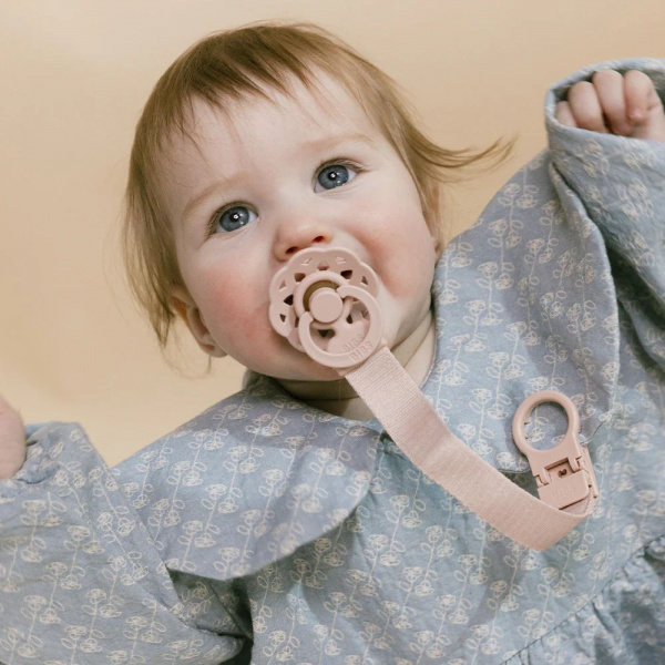 Attache tétine loop blush Bibs