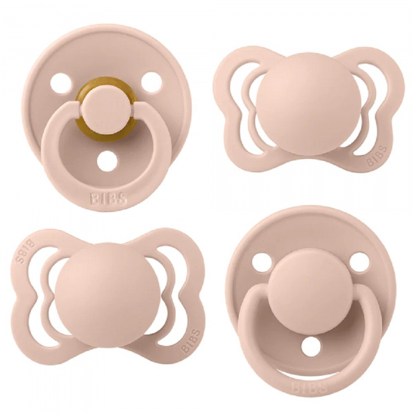 Pack de 4 sucettes try-it blush Bibs
