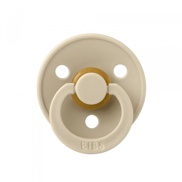 Bibs pacifier colour 2 pack latex size 2 vanilla/cloud Bibs