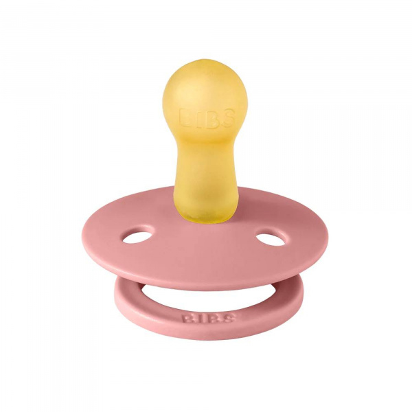 Pack de 2 sucettes colour caoutchouc 0-6 mois dusty pink et elderberry Bibs