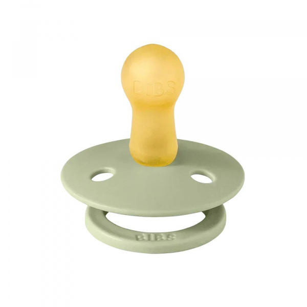 Bibs pacifier colour 2 pack latex size 1 sage/cloud Bibs