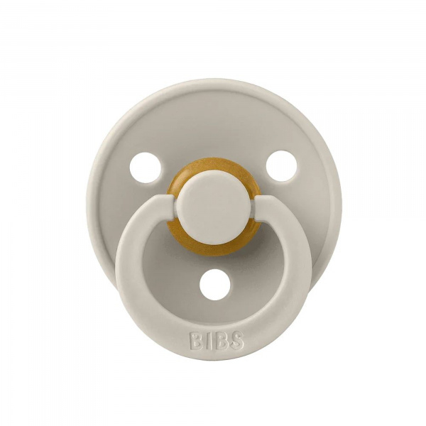 Bibs pacifier colour 2 pack latex size 3 sand/iron Bibs