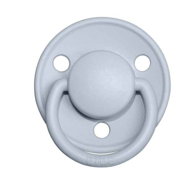 Pack de 2 sucettes de lux silicone taille unique iron et baby blue Bibs