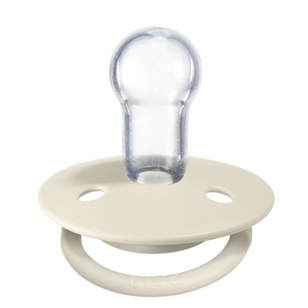 Pack de 2 sucettes de lux silicone taille unique ivory et blush Bibs