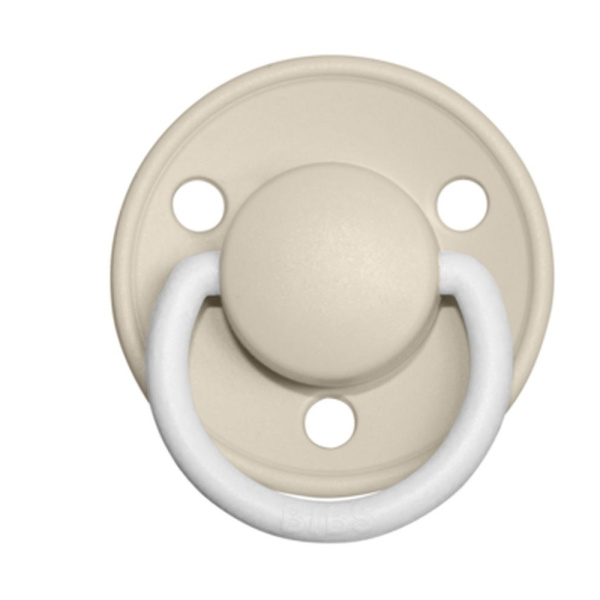 Pack de 2 sucettes de lux silicone taille unique phosphorescente blush et vanilla Bibs