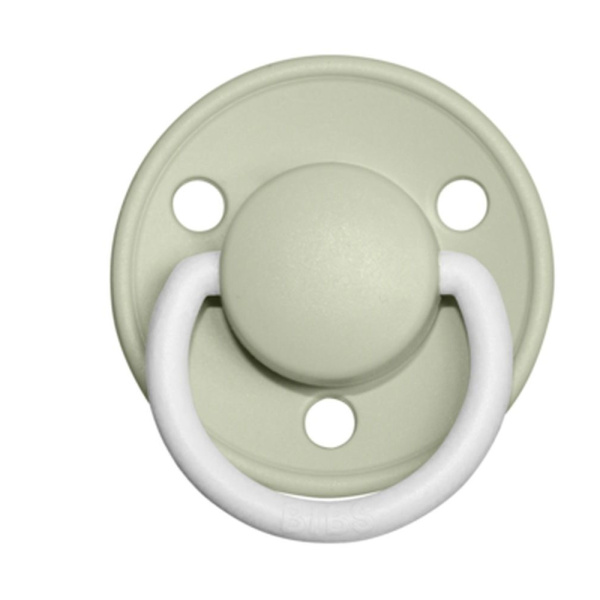 Pack de 2 sucettes de lux silicone taille unique phosphorescente sage et cloud Bibs