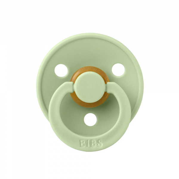 Pack de 2 sucettes colour caoutchouc 0-6 mois ivory et sage Bibs