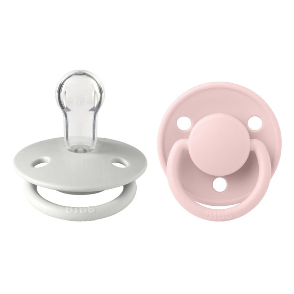 Pack de 2 sucettes de lux silicone taille unique haze et blossom Bibs