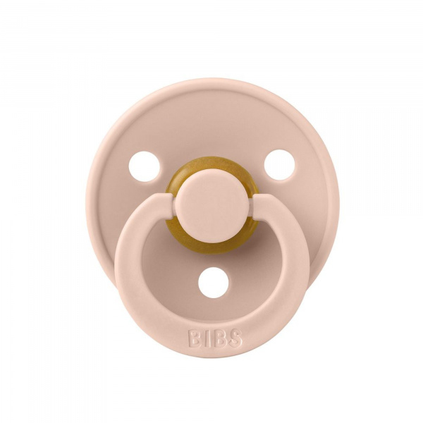 Pack de 2 sucettes colour caoutchouc 6 mois+ dark oak et blush Bibs