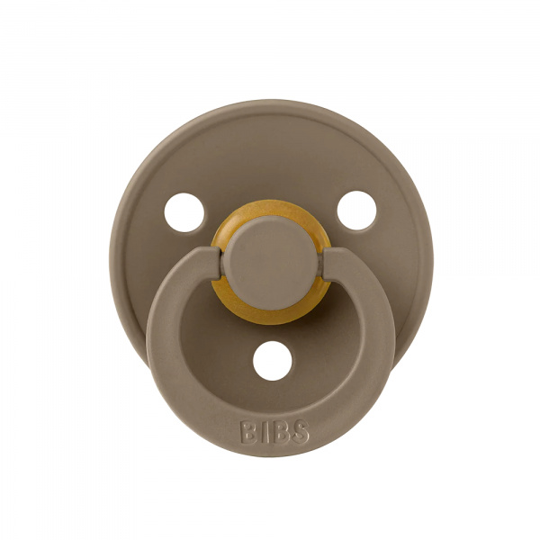 Pack de 2 sucettes colour caoutchouc 6 mois+ dark oak et blush Bibs