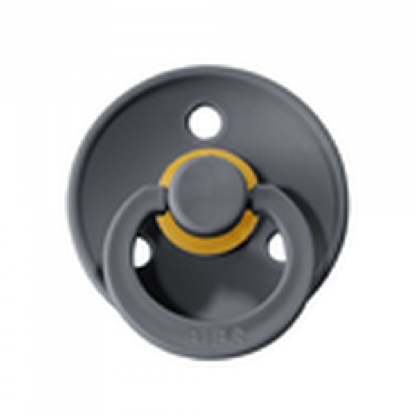 Pack de 2 sucettes colour caoutchouc 6 mois+ iron et baby blue Bibs