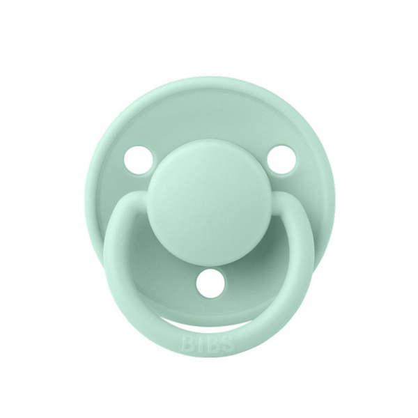 Pack de 2 sucettes de lux silicone taille unique menthe glacée et bleu étang Bibs