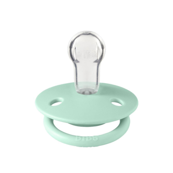 Pack de 2 sucettes de lux silicone taille unique menthe glacée et bleu étang Bibs