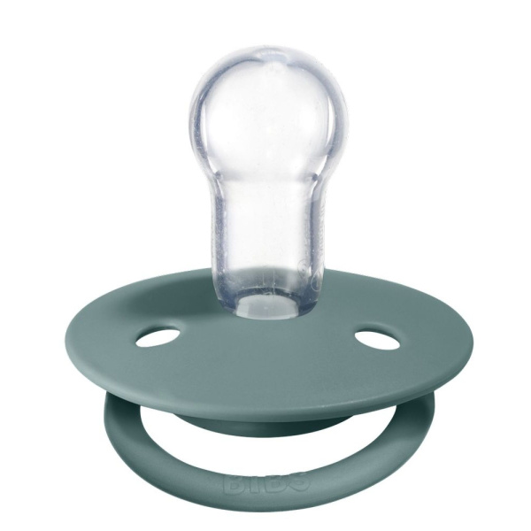 Pack de 2 sucettes de lux silicone taille unique menthe glacée et bleu étang Bibs