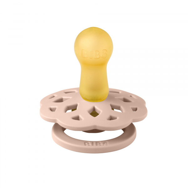 Pack de 2 sucettes bohème caoutchouc 6 mois+ woodchuck et blush Bibs