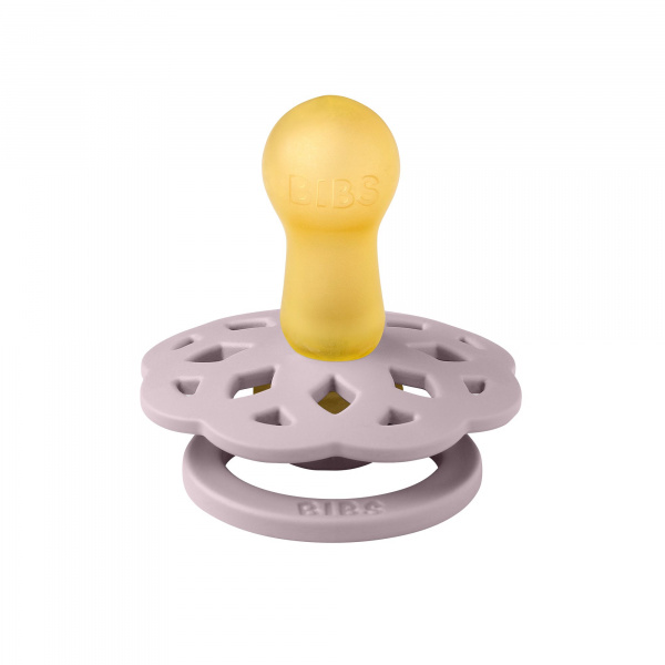 Pack de 2 sucettes bohème caoutchouc 6 mois+ blossom et dusky lilac Bibs