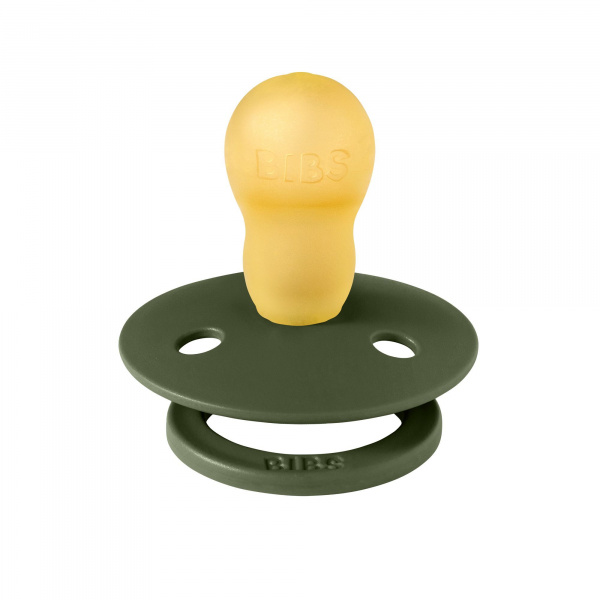 Pack de 2 sucettes colour caoutchouc 18 mois+ sage et hunter green Bibs