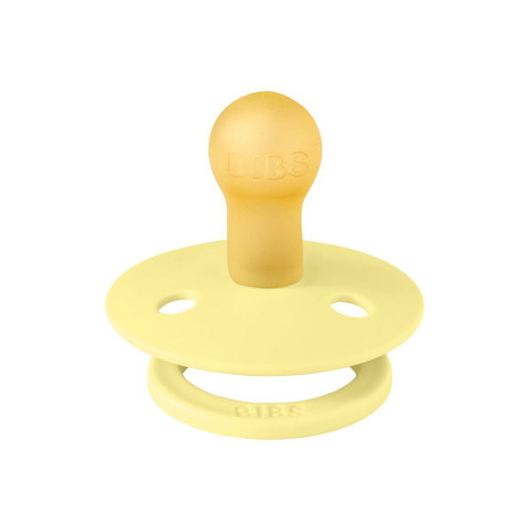 Pack de 2 sucettes colour caoutchouc 6 mois+ jaune sunshine et violet sky Bibs