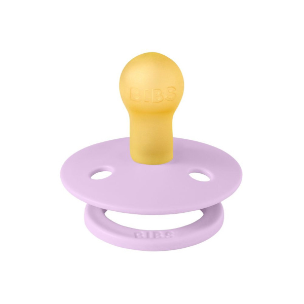 Pack de 2 sucettes colour caoutchouc 6 mois+ jaune sunshine et violet sky Bibs