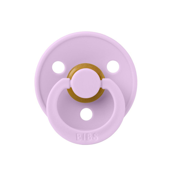 Pack de 2 sucettes colour caoutchouc 6 mois+ jaune sunshine et violet sky Bibs