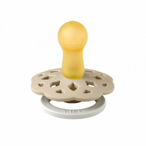 Pack de 2 sucettes bohème caoutchouc phosphorescente 0-6 mois blush et vanilla Bibs