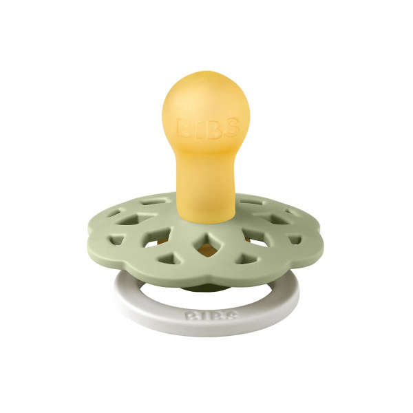 Pack de 2 sucettes bohème caoutchouc phosphorescente 0-6 mois sage et cloud Bibs