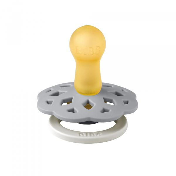 Pack de 2 sucettes bohème caoutchouc phosphorescente 6 mois+ sage et cloud Bibs