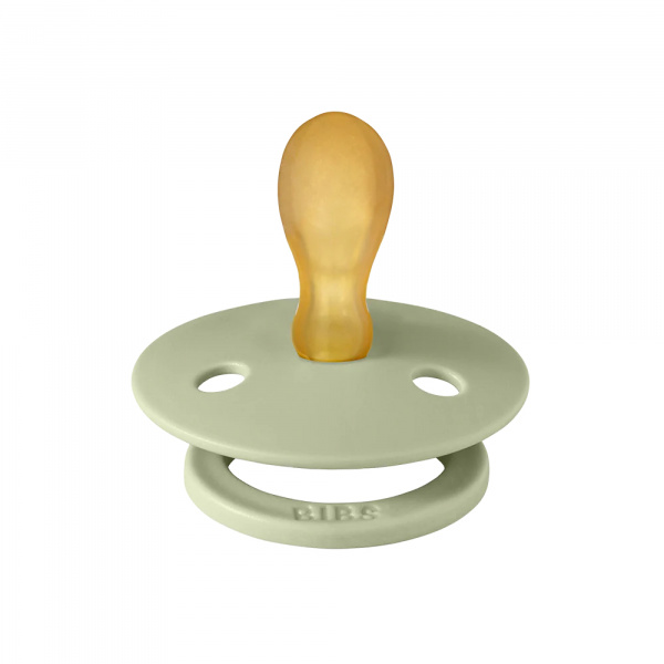 Pack de 2 sucettes colour caoutchouc symétrique 0-6 mois ivory et sage Bibs