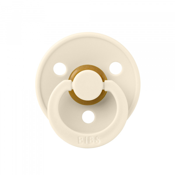 Pack de 2 sucettes colour caoutchouc symétrique 0-6 mois ivory et sage Bibs