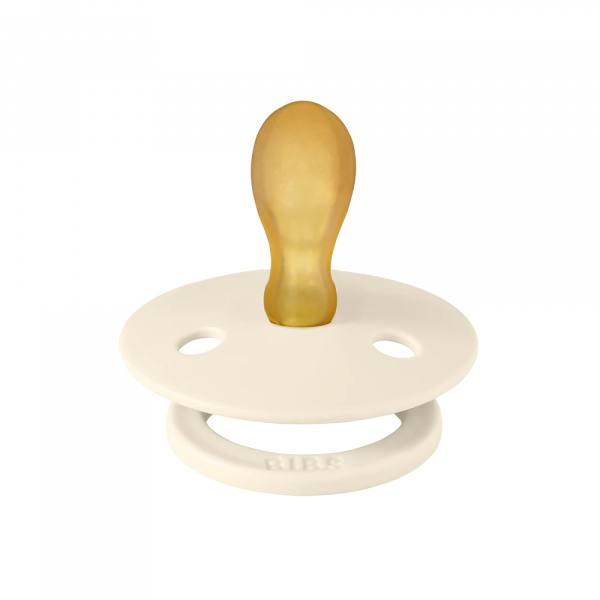 Pack de 2 sucettes colour caoutchouc symétrique 0-6 mois ivory et sage Bibs