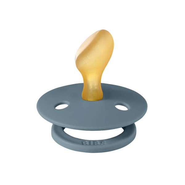 Pack de 2 sucettes colour caoutchouc anatomique 0-6 mois baby blue et petrol Bibs