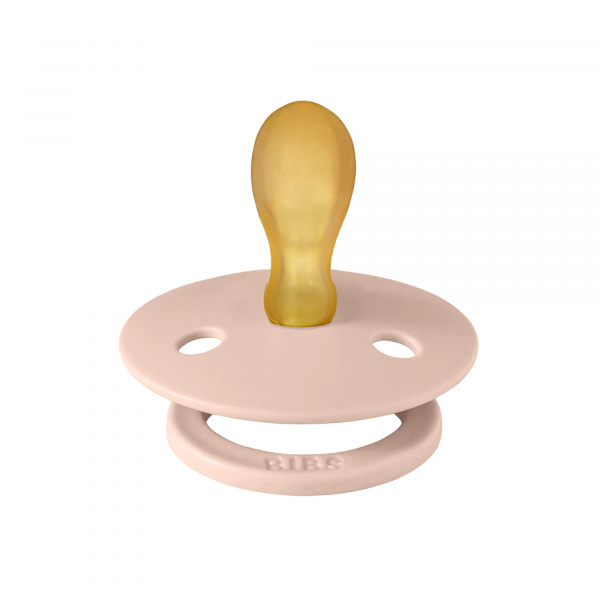 Pack de 2 sucettes colour caoutchouc symétrique 6 mois+ ivory et blush Bibs