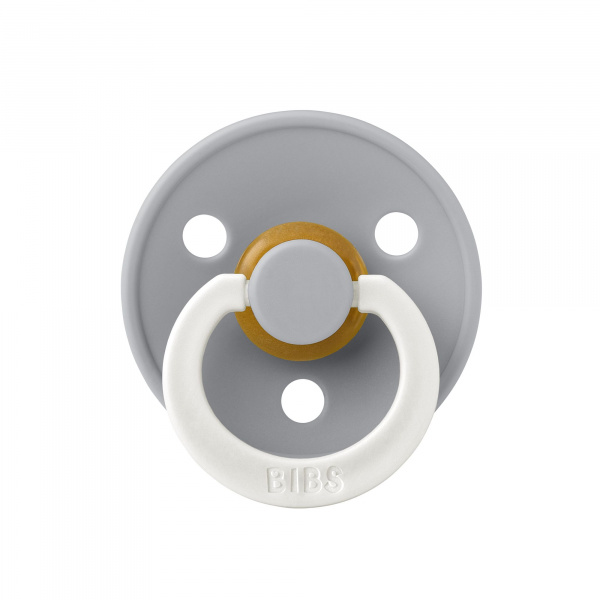 Pack de 2 sucettes colour caoutchouc anatomique phosphorescente 0-6 mois sage et cloud Bibs