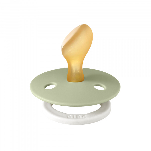 Pack de 2 sucettes colour caoutchouc anatomique phosphorescente 0-6 mois sage et cloud Bibs