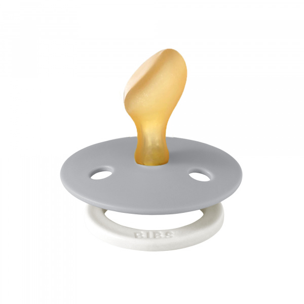 Pack de 2 sucettes colour caoutchouc anatomique phosphorescente 0-6 mois sage et cloud Bibs