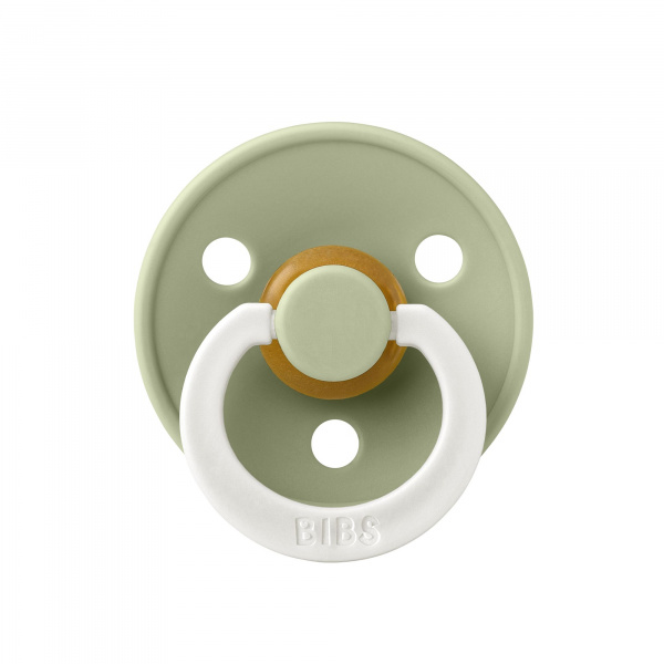Pack de 2 sucettes colour caoutchouc anatomique phosphorescente 6 mois+ sage et cloud Bibs