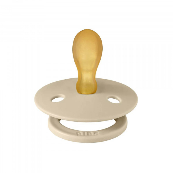 Pack de 2 sucettes colour caoutchouc symétrique 6 mois+ vanilla et pine Bibs