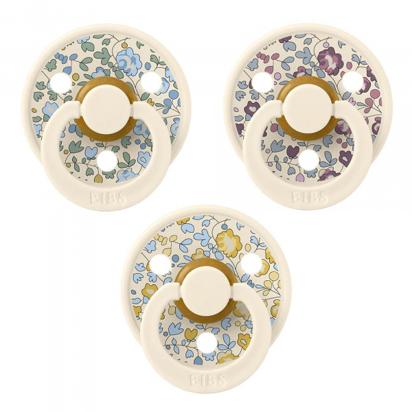 Bibs pacifiers try-it colour liberty eloise 3 pack Bibs