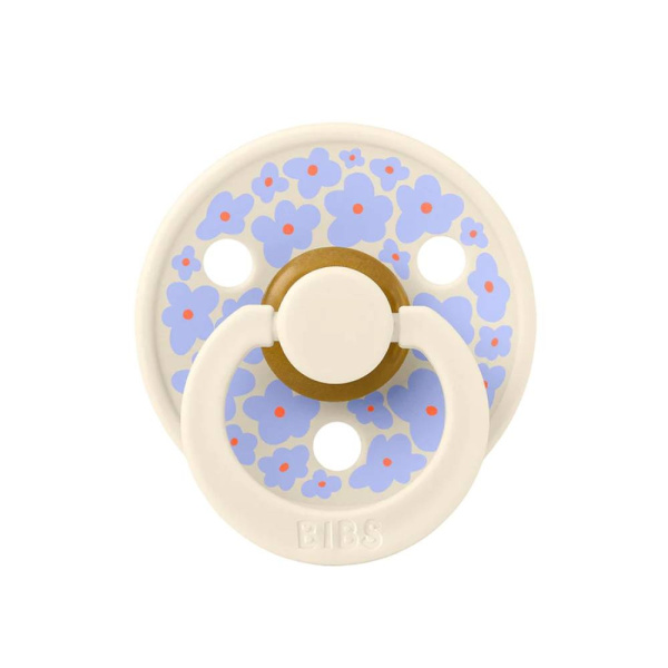 Pack de 2 sucettes colour caoutchouc jasmine 6 mois+ ivory mix Bibs