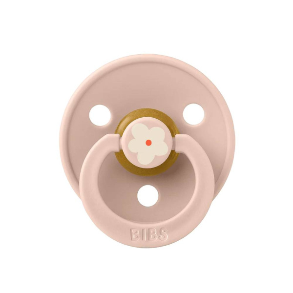 Pack de 2 sucettes colour caoutchouc jasmine 0-6 mois blush mix Bibs