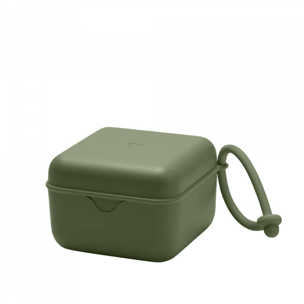 Boîte à tétines hunter green Bibs
